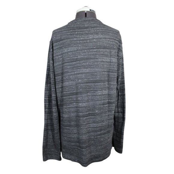 Gap men's soft‎ spun heather gray long sleeve crew neck pullover shirt M - Picture 3 of 9